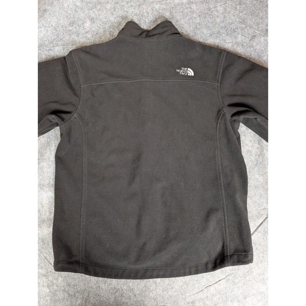 The North Face WindWall Fleece Jacket Full Zip Black Mens Outdoor Hiking Layer - Picture 4 of 12